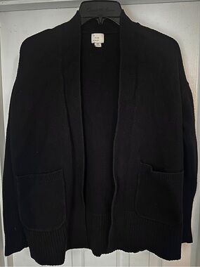 a new day Black Open-Front Cardigan